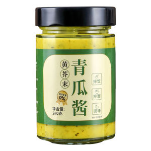 Wasabi Cucumber Sauce Low Fat Sour Cucumber Yellow Wasabi Sandwich Sauce 240g 480g 720g 芥末青瓜酱