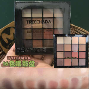 Thailand TREECHADA Eye Shadow Plate 16 Color Earth Color Matte Pearlescent Girl#39s Internet Celebrity Ins Naked Makeup Beginner