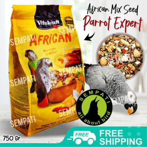 SEMPATI Pakan Burung Macau Nuri Grey Parrots African Vitakraft PMAFPGW