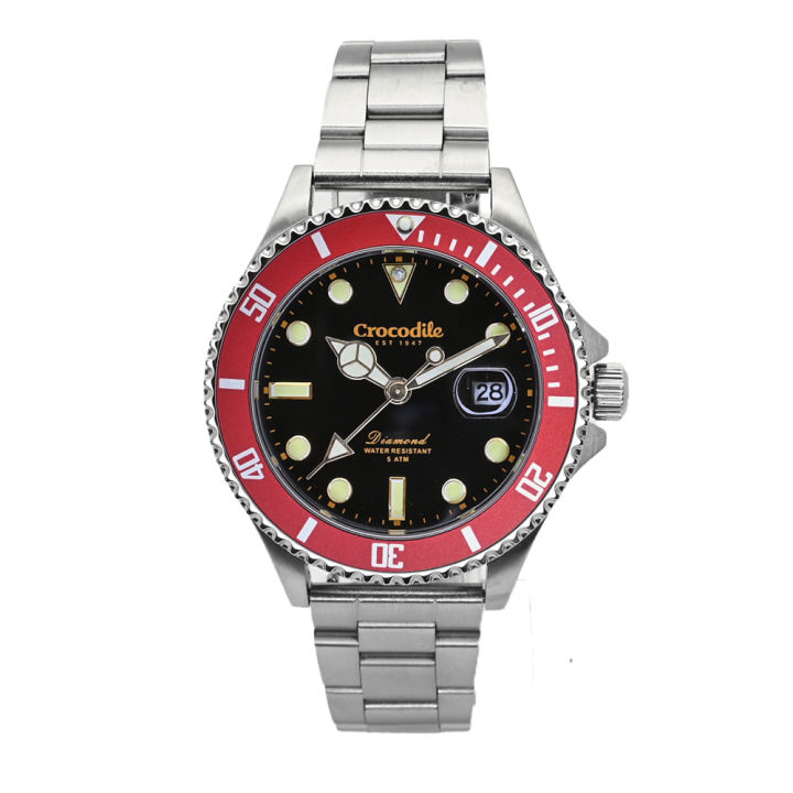 Crocodile Japan Quartz Natural Diamond Crystal Crown