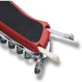 Victorinox มีดพับ มีดพก มีดเล็ก / มีดสั้นพกพา มีดสแตนเลส Swiss Army Knives ( L) - Ranger 57 M Grip 130mm , Red/Black (0.9583). 