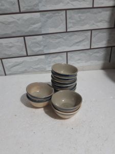 chén đá xưa chén bánh bò viền xanh 30 cái loại 2
