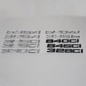 For 328ci 330ci 325ci 325xi 535xi 520xi 528xi 530xi 520xd 530xd 525xd 330xd 320xd 335is Emblem Letter Logo Stickers