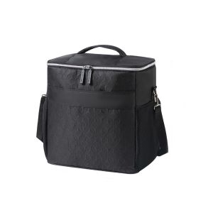 PENGA Multifunctional Insulated Lunch Bag Large Capacity Thickened Aluminum Picnic Food Storage Bag Wear-resistant with Shoulder Strap Food Thermo Bag Outdoor