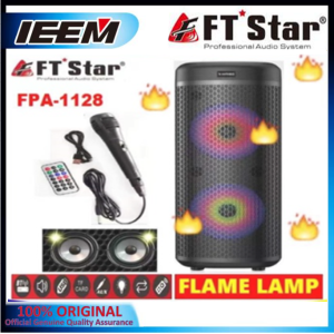 M-MAX 12inch Portable Bluetooth Party Speaker FPA-1128 with mic