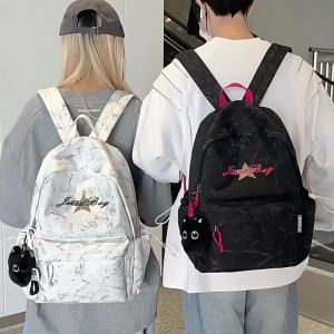 AE Schoolbag 2026 New stylish retro backpack for middle and high school students large capacity versatile school bag