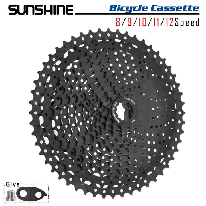 SUNSHINE Black Bicycle Freewheel MTB Bike Cassette K7 8/9/10/11/12 Speed  SHIMANO HG Structure Specification for SHIMANO SRAM Lazada PH - Main Image