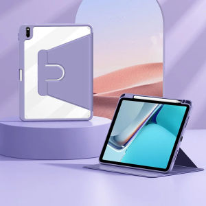 Kes Berputar 360 Rotating Case For Huawei MatePad Air 12 11.5S 2024 11.5 2023 11 2021 Air 11.5 Pro 13.2 10.8 10.4 2022 2022 Cover w/ Pen Slot Holder
