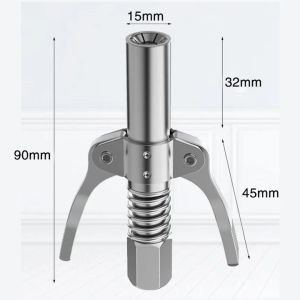 Đầu bơm mỡ bò Dụng cụ bơm mỡ bò lò xo 6 chấu 2 cánh cao cấp