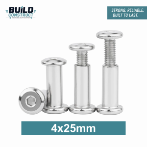 CHICAGO SCREW Flat Head Book Binding Screw Connecting Screw SOLD PER 10PCS BUILD CONSTRUCT
