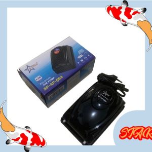 Mesin gelembung aquarium 2 lubang aerator SEA STAR SP AP Q6 Q 6 A