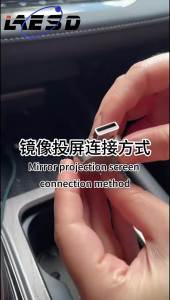 3-in-1  การสะท้อนหน้าจอ + แอนดรอยด์ Auto+Carplay กล่องไร้สาย   ตัวเครื่องโลหะน้ำหนักเบาเป็นพิเศษ - บลูทูธ 5.0