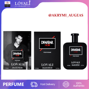 LOVALI [ Dkakrar ]  100ml Box and Pouch Perfume For MEN Scented Scent Cologne Aroma Cosmetic Fragrance