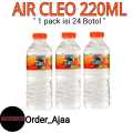 Air Cleo 220ML Air Mineral Mini Cleo Air Putih Botol Mini. 