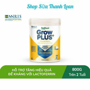 (HSD T4-2027) Sữa Bột Nutifood Sweden GrowPLUS+ Colostrum Lactoferrin 2+ 800g.