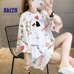 Aki20 Blouse for Woman New Design Women Short Sleeve T Shirt Summer Dress Loose Sleeve Top Korean Style Women Blouse Blouses for Women Styles 2024 Baju Perempuan