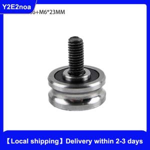 【Local shipping】 SG15 SG20 SG25 SG66+M5 M6 M8 Screw Steel Pulley Ball Bearings Track Guide Roller