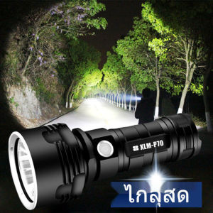 โคมไฟที่สว่างเป็นพิเศษตั้งแคมป์แม่เหล็กไฟจักรยาน COOLBAR ไฟฉาย LED ที่ทรงพลังเป็นพิเศษโคมไฟกันน้ําแบบชาร์จ USB นํา Zoomable LED ปรับซูมไฟฉาย XHP70