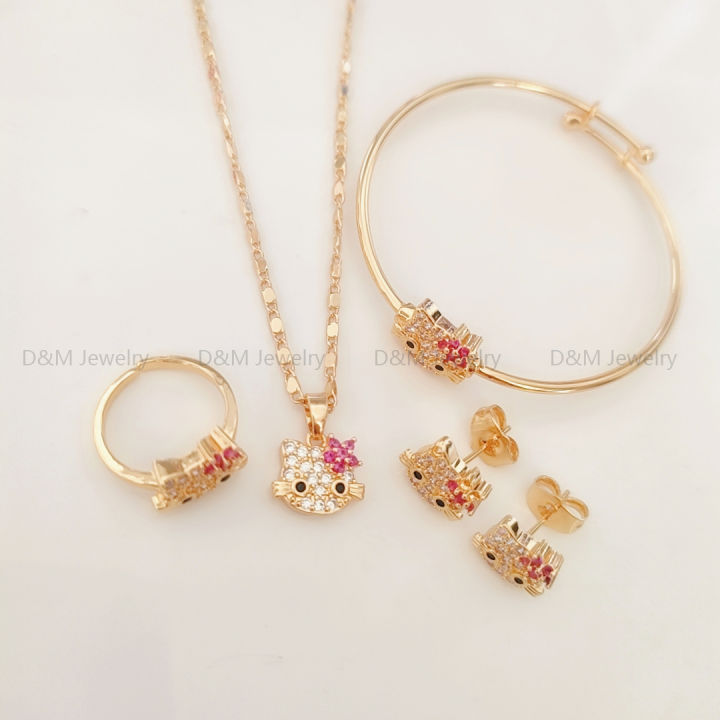 Hello Kitty fashion Kids Jewlery Set