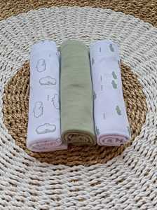 Bedong Bayi Lembut dan Halus Ukuran Jumbo 100x90 Bedong Bayi SNI Bahan Katun Halus Lembut Perlengkapan Bayi Baru Lahir Newborn