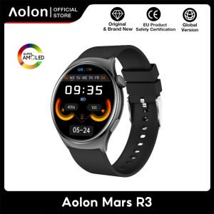 Aolon Mars R3 1.43 นิ้ว สมาร์ทวอทช์ Amoled smartwatch IP68 กันน้ำ 300mAh นาฬิกาวิ่ง ภาษาไทย smartwatch จอเล็ก