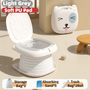 Oldlaiben Baby Foldable Potty Seat Portable Travel Car Toilet Seat Potty Chair for Children Outdoor Emergency