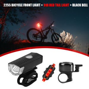 LED Bicycle Headlight Front Lamp USB Rechargeable MTB Mountain Bike Taillight Rear Lamp Cycling Equipment