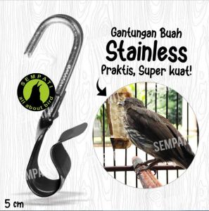 SEMPATI Gantungan Cantolan Ukuran Besar Pengait Buah Pisang Apel Sayur Sawi Sangkar Burung Merek Sempati GCUBPB
