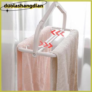 [Duola] Nhựa quần áo móc áo với clip tiết kiệm không gian Khả năng mở rộng T-SHIRT váy áo Khăn Phụ Kiện Móc áo cho nhà tủ quần áo ban công