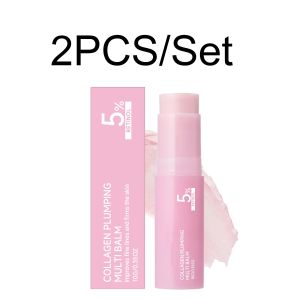 10g Volume Multi Balm Stick Dull Skin Reduce Wrinkle Fine Lines Brighten Firming Makeup Base Pink Hydrating Stick