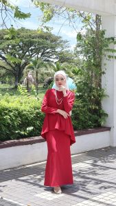ZAIKHA | Noura Kurung [6 Warna Kurung Modern Flowy Como Crepe Premium]