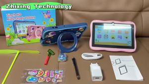 Kids Tablet Android 13 7 Inch 4GB RAM 128GB ROM Learning Tablet HD WiFi WiFi Bestfor Kids Dual Camer