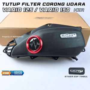 Tutup Filter Corong Udara Honda Vario 125 150 KZR Box Filter Veloscope Donat Akrilik Detak