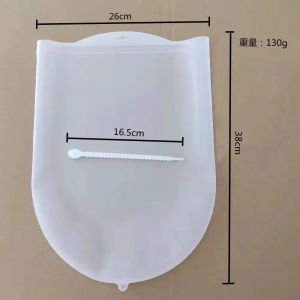 FFBH Food Grade Silicone Dough Kneading Bag Silicone Kneading Dough Bag Flour Mixer Bag Versatile Dough Mixer for Bread Pastry Pizza 5B9Z4