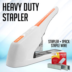 PrintYourStyle Stapler Heavy Duty 120 Sheets Book Binding Gun Tacker Large Stapler Office Supplies with Staple