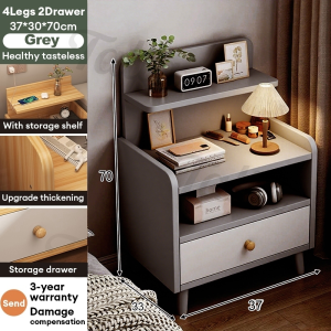 [COD]Nordic-style exquisite wooden bedside tables suitable for bedrooms living rooms and beside beds