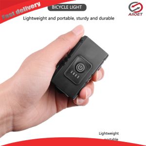 【Alloet】 10W Mountain Road Bike Front Lamp 6 Modes 800LM MTB Bike Front Lamp Rainproof for Night Cycling Lighting Living Lighting