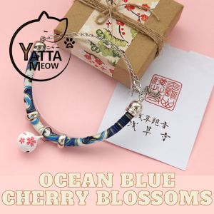 LINYANG Kolar Kucing Japanese Style Lucky Cat Collar 16-36CM 宠物猫项圈