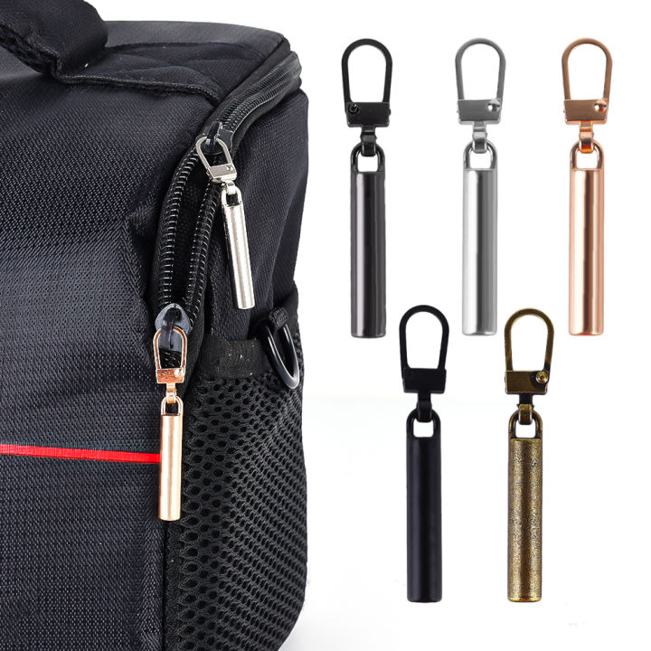 5Pcs Fashion Detachable Metal Zipper Slider Puller Instant DIY Sewing