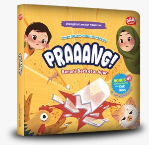 PRAAANG! Berani Berkata Jujur - Boardbook | Buku Cerita Anak dengan Audio 3-6 Tahun