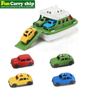 Ferry Boat with 4Car Bath Swimming Toys Kids Bath Toy Floating Vehicle Bathtub Bathroom Pool Beach Toy Set for Toddlers Boys Girls