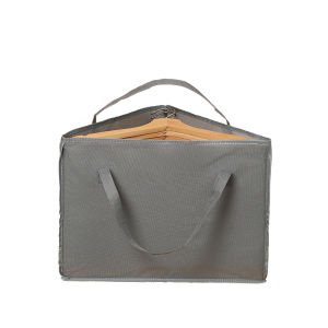 Portable Triangular Storage Bag Foldable Wardrobe Organizer Clothes Storage Basket With Handle