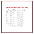 Girl's Sando White. 