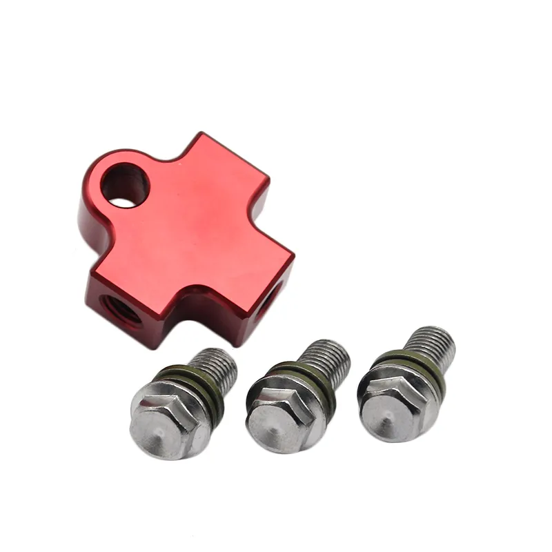 LGSETU Motorcycle Hydraulic Brake Oil Hose Pipe Tee