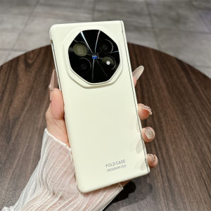 Frosted bìa cứng cho Vivo x gấp 5 trường hợp bản lề Lò Xo Mặt kính bảo vệ màn hình