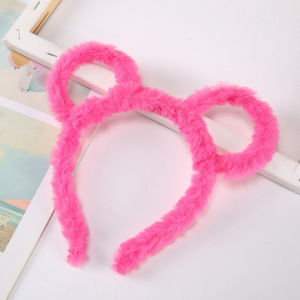 Gratis Ongkir - Bando Lucu Karakter Hewan Bulu Halus / Bando Motif Kuping Kelinci Beruang / Bandana