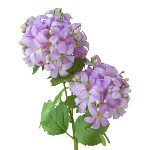 MUSASI 2 Đầu Hoa cẩm tú cầu nhân tạo Lá Xanh Vải lụa Cành cây tuyết nhân tạo Chất lượng cao Thực tế Hoa giả Trang trí khách sạn