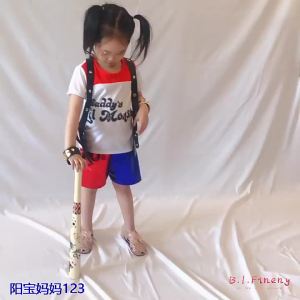 Child Girl Suicide Squad Ugly Girl COS Clothing Clothes Harley Quinn Halloween Performance and Catwalk Stage