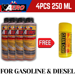 AERO METAL GUARD Oil Additive Engine Treatment Anti-Friction Gas Diesel 4pcs 250mL