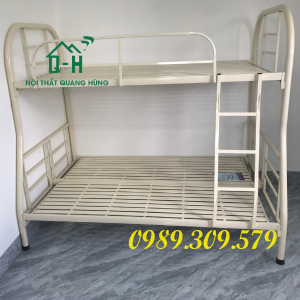 GIƯỜNG TẦNG SẮT ỐNG TRÒN CAO CẤP - GIƯỜNG LẮP RÁP HCM